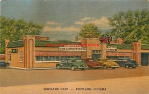 IN, Kentland, Indiana, Kentland Cafe, Curteich