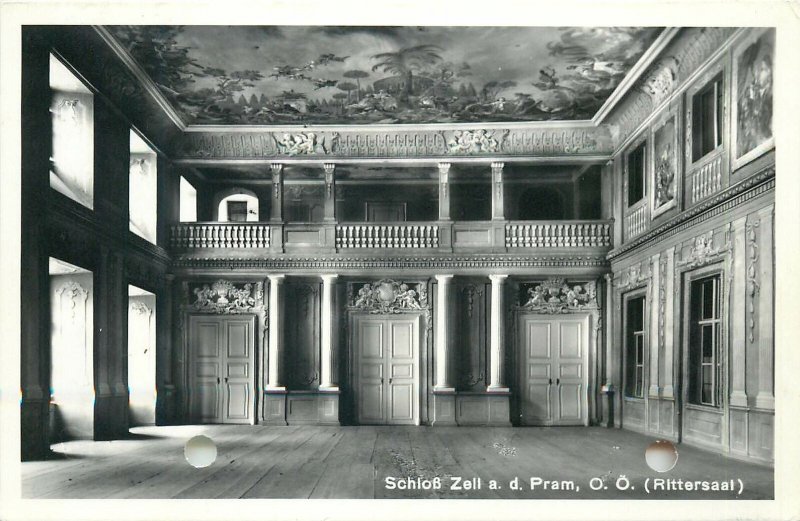 Austria Postcard Schloss Zell a.d Pram Rittersaal