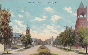 Illinois Peoria Hamilton Boulevard 1911