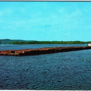 c1960s Mississippi River Tow Boat Freight Shipping Container Ship Chrome PC A300