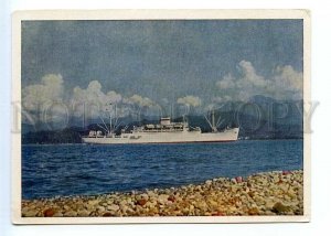 496684 1962 diesel-electric ship off coast Adjara Georgia publisher IZOGIZ