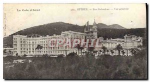 Old Postcard The French Riviera Hyeres San Salvadour General view