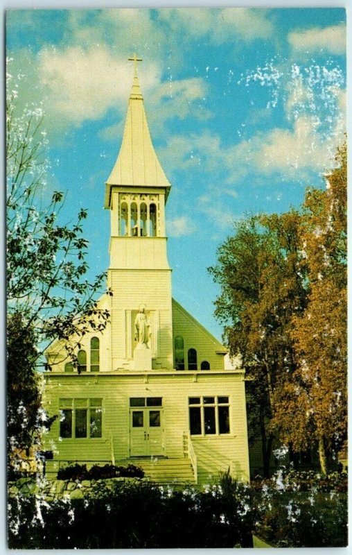 Postcard - Immaculate Conception Church - Fairbanks, Alaska