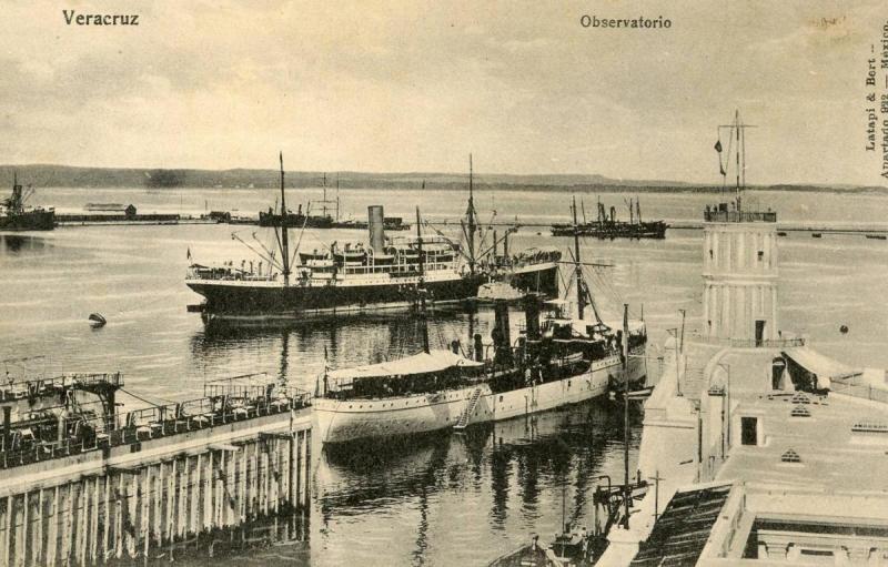 Mexico - Veracruz. The Observatory at Docks