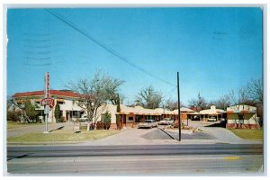1963 Avalon Motel Roadside Cars Dallas Brownsville Texas TX Vintage Postcard