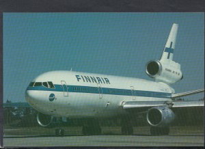 Aviation Postcard - Finnair McDonnell Douglas DC-10-30 Aeroplane T3519