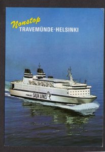 Finland Suomi Finjet Silia Line Ferry Ship Boat Travemunde Helsinki Postcard