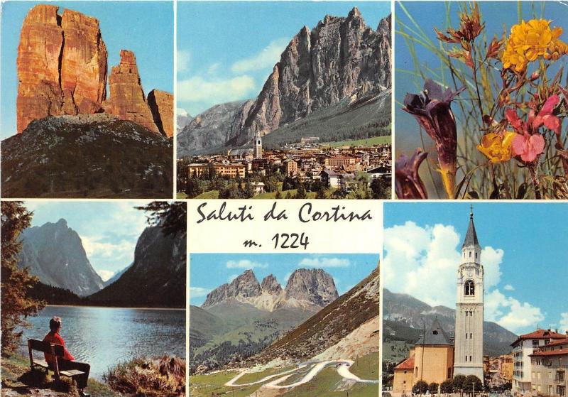 B62462 Cortina d'Ampezzo multiviews  italy