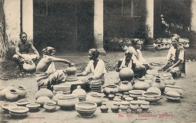 Sri Lanka Ceylon Singhalese Potters Ethnic 06.36
