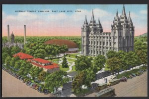 Utah SALT LAKE CITY Moron Temple Grounds An Entire City Block - 10 Acres ~ Linen