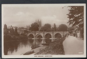 Herefordshire Postcard - Wye Bridge, Hereford    RS14921