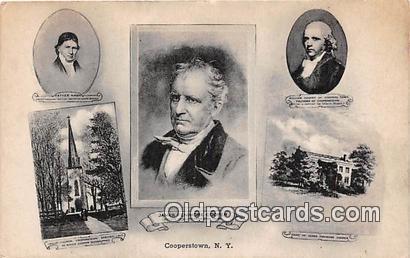  Cooperstown, NY, USA Postcard Post Card James Fenimore Cooper, Author of Lea...
