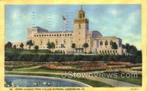 Zembo Mosque, Italian Gardens - Harrisburg, Pennsylvania PA  