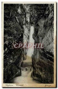 Postcard Old Fatzelwurn Wasserfall