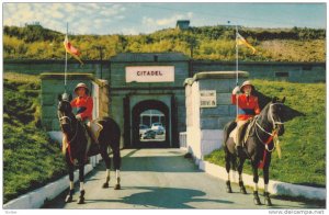 Entrance To Historic Citadel Hill, Soldiers, Halifax, Nova Scotia, Canada, 19...