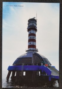 [AG] P817 Malaysia Selangor One Fathom Bank Lighthouse Building (postcard) *New