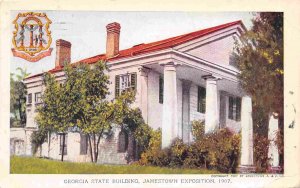 Georgia State Building Jamestown Exposition 1907 Virginia postcard