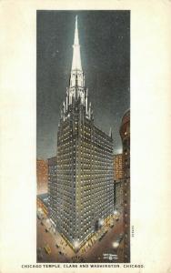 Chicago IL~Night Lights Temple ME Church~Rev Thompson~Clark & Washington~1924