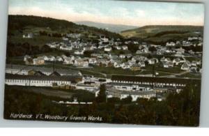 Hardwick VT Woodbury Granite Works c1910 Postcard