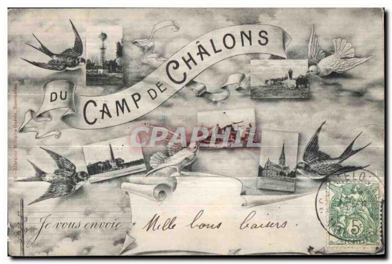 Old Postcard Camp Chalons