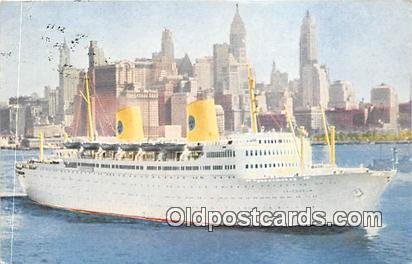 MS Gripsholm Swedish American Line Ship 1959 