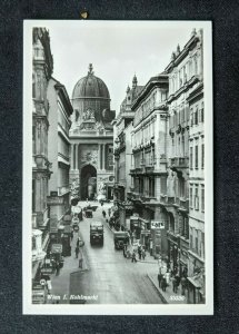 Mint Vintage Vienna Austria Wien Kohlmarkt Real Photo Postcard RPPC