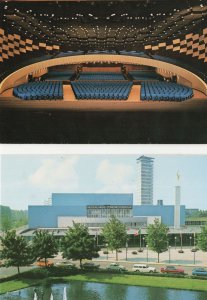 Netherlands Dutch Congress Centre Seating Plan 2x Postcard s