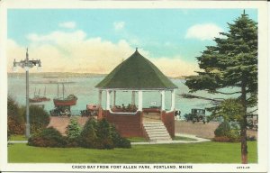 Portland, Maine, Casco bay From Fort Allen Park