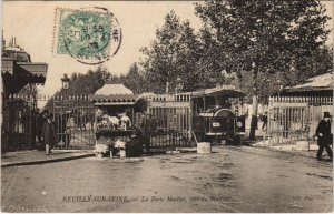 CPA NEUILLY-sur-SEINE - La Porte Maillot, coté du Parc (44316)