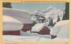 When King Winter Reigns At Brighton Utah