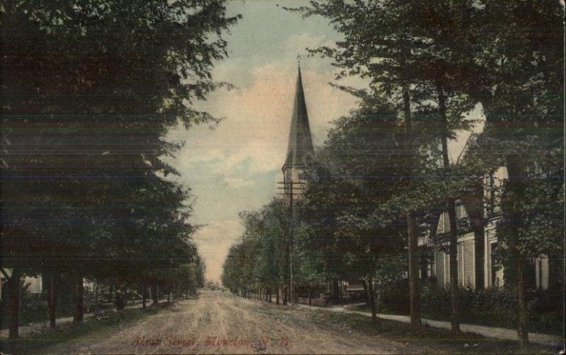 Moncton NB Main St. c1910 Postcard