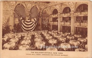 Waldorf Astoria Hotel, New York City, New York