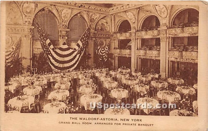 Waldorf Astoria Hotel, New York City, New York
