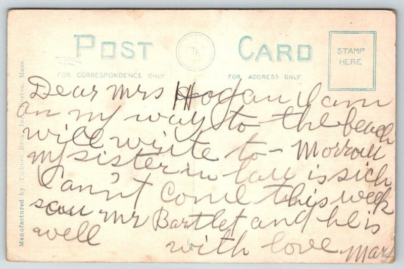 Steamer Nantasket  Massachusetts Postcard c1915