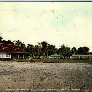 c1920s Pekisko, Alta. Can. Prince of Wales E.P. Ranch Postcard Valentine Edy A24