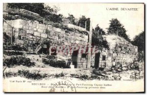 Old Postcard Nouvron Road Port Fontenoy CCagnas Krauts Army