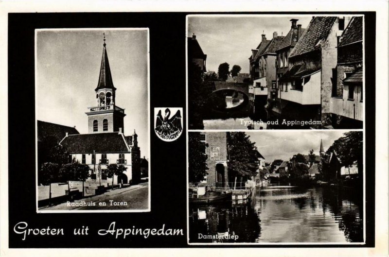 CPA AK Groeten uit APPINGEDAM NETHERLANDS (705951)