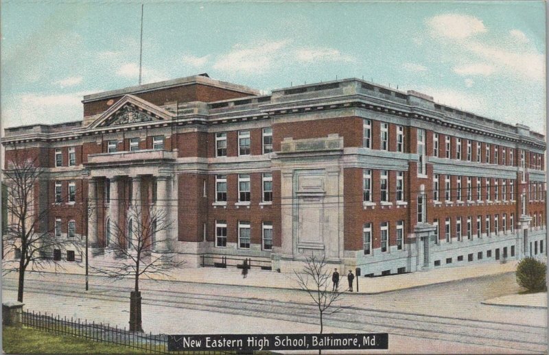 Postcard New Eastern High School Baltimore MD