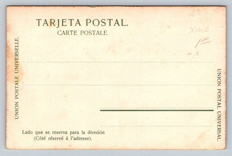 El Popocatepeti desde  Puebla  Mexico   Postcard