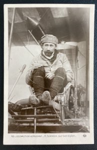 Mint France Real Picture Postcard R Sommer Pilot On Biplane