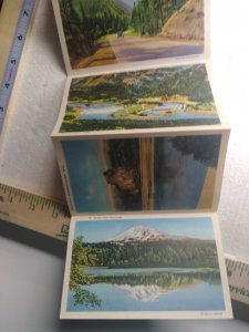Postcard Folder Mt. Rainier in Winter, Washington