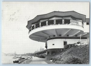 Cologne Germany Postcard The Bastei Elegant Restaurant of Europe 1971 Vintage