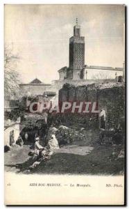 Old Postcard Sidi Bou Medine the mosque