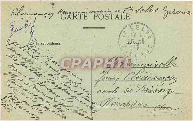Postcard Old Bordeaux Allees de Tourny and Cours du XXX Juillet