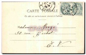 Old Postcard Paris Tuileries Garden Ruins