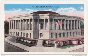 City Auditorium , MACON , Georgia , 30-40s
