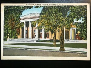 Vintage Postcard 1915-1930 Christian Science Church Rochester New York