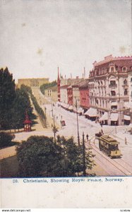 NORWAY, PU-1913; Christiania, Showing Royal Palace