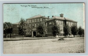 Kalamazoo MI-Michigan, Cortage Street School, Vintage c1912 Postcard