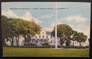 Vintage Postcard 1946 U.S. Naval Training Station, Newport, R.I.